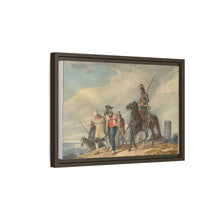 Three Armed Riders Escorting Prisoners near Reims (1825) by Peter von Hess