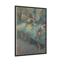 Bailarines de ballet entre bastidores (c. 1890-1900) de Edgar Degas 
