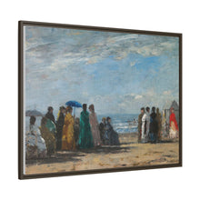 Claude Monet's The Beach at Trouville - NOMADEN ART GALLERY