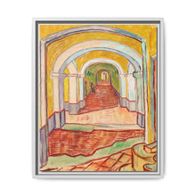 Corridor in the Asylum (1889) by Vincent Van Gogh - NOMADEN ART GALLERY
