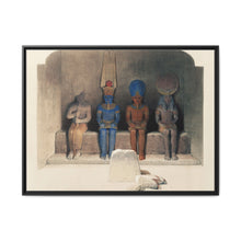 Sanctuary of the Temple of Aboo Simbel Nubia illustration by David Roberts (1796–1864) - NOMADEN ART GALLERY