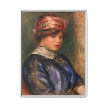 Young Woman in Blue, Bust (Jeune femme en corsage bleu, buste) (1911) by Pierre-Auguste Renoir - NOMADEN ART GALLERY