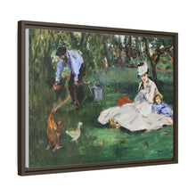 La familia Monet en su jardín de Argenteuil (1874) de Édouard Manet 