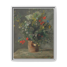 Flowers in a Vase (c. 1866) painting in high resolution by Pierre-Auguste Renoir - NOMADEN ART GALLERY