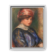 Young Woman in Blue, Bust (Jeune femme en corsage bleu, buste) (1911) by Pierre-Auguste Renoir - NOMADEN ART GALLERY