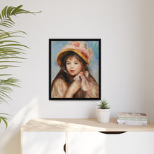 Mädchen mit rosa Haube (Jeune fille au chapeau rose) (1894) von Pierre-Auguste Renoir