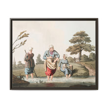 Illustration of leech finders from The Costume of Yorkshire (1814) by George Walker - NOMADEN ART GALLERY