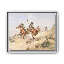 Apache Indians on Horseback by Herman Wendelborg Hansen - NOMADEN ART GALLERY