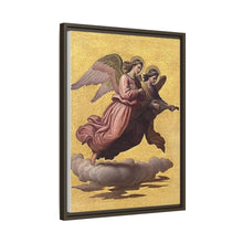 Two angels floating (1865) tempera art by Johann von Schraudolph