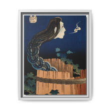 The Plate Mansion by Katsushika Hokusai (1760-1849), a traditional Japanese Ukyio-e style illustration of traditional Japanese folklore ghost, Okiku - NOMADEN ART GALLERY