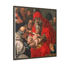 The circumcision of Christ. Oil painting after Hendrik Goltzius