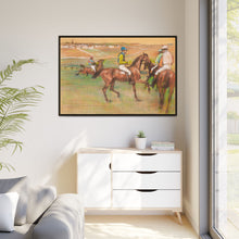 Caballos de carreras (ca. 1885-1888) de Edgar Degas 
