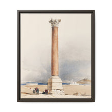 Pompey's Pillar Alexandria illustration by David Roberts (1796–1864). - NOMADEN ART GALLERY