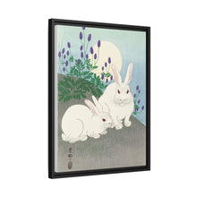 Rabbits at full moon (1920 - 1930) by Ohara Koson