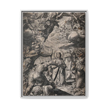 The martyrdom of Saint Ursula. Engraving by J. Sadeler after P. de Witte - NOMADEN ART GALLERY