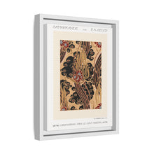 Flower pattern Art Deco stencil print in oriental style. Original from our own 1914 edition of Samarkande