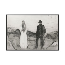 Two Human Beings. The Lonely Ones (1894) by Edvard Munch - NOMADEN ART GALLERY