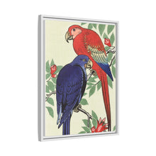 Red and a blue parrot (1925 - 1936) by Ohara Koson