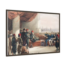 Interview with The Viceroy of Egypt at His palace at Alexandria illustration by David Roberts (1796–1864)