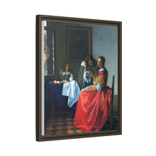 La joven con copa de vino de Johannes Vermeer (ca. 1658-1662)