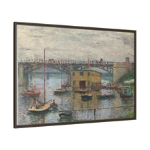 Claude Monet's Bridge at Argenteuil on a Gray Day (1876) - NOMADEN ART GALLERY