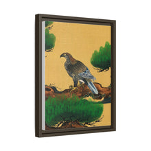 Pine and Eagle, a traditional portrait of a charismatic Japanese eagle by Kano Tanyu (1602-1674)