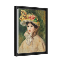 Mujer con Capeline (Femme à la capeline) (principios de la década de 1890) de Pierre-Auguste Renoir