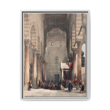 Interior of the mosque of the Metwalys (Metwalis) illustration by David Roberts (1796–1864) - NOMADEN ART GALLERY