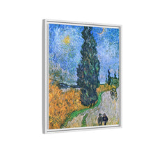 Vincent van Gogh's Road with Cypress and Star (1890) - NOMADEN ART GALLERY