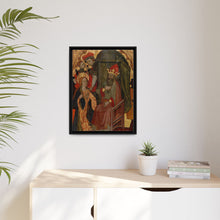 Saint Katherine of Alexandria before the Roman Emperor by Nicolás Solano