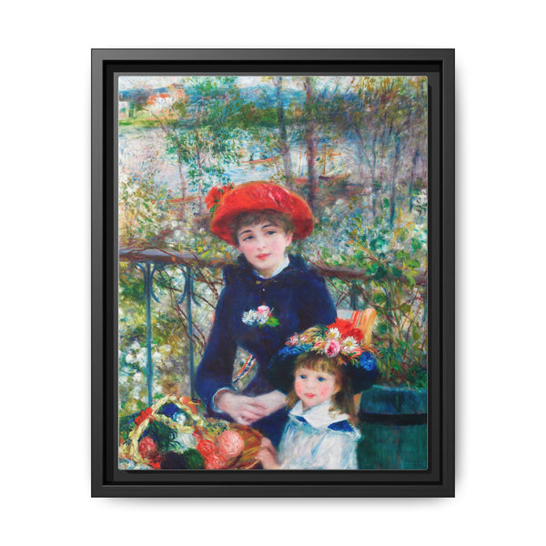 Two Sisters (On the Terrace) (1881) by Pierre-Auguste Renoir - NOMADEN ART GALLERY