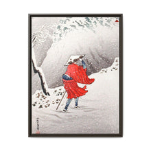 Snowy Evening on a Mountain Path print in high resolution by Hiroaki Takahashi (1871–1945) - NOMADEN ART GALLERY