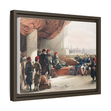 Interview with The Viceroy of Egypt at His palace at Alexandria illustration by David Roberts (1796–1864)