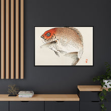 Tai (Red Seabream) fish by Kōno Bairei