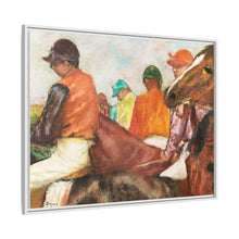 The Jockeys (ca. 1882) by Edgar Degas