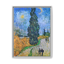 Vincent van Gogh's Road with Cypress and Star (1890) - NOMADEN ART GALLERY