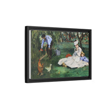 La familia Monet en su jardín de Argenteuil (1874) de Édouard Manet 