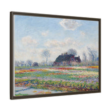 Claude Monet's Tulip Fields at Sassenheim (1886). Original from the Sterling and Francine Clark Art Institute. - NOMADEN ART GALLERY
