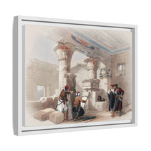 Deir el Medina (Dayr al Madinah) is an ancient Egyptian village which was home to the artisans who worked on the tombs in the Valley of the Kings illustration by David Roberts