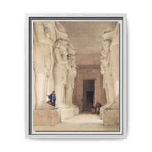 Excavated Temple of Gyrshe (Gerf Hussein) Nubia illustration by David Roberts (1796–1864) - NOMADEN ART GALLERY
