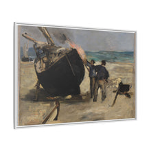 Tarring the Boat (Le Bateau goudronné) de Édouard Manet
