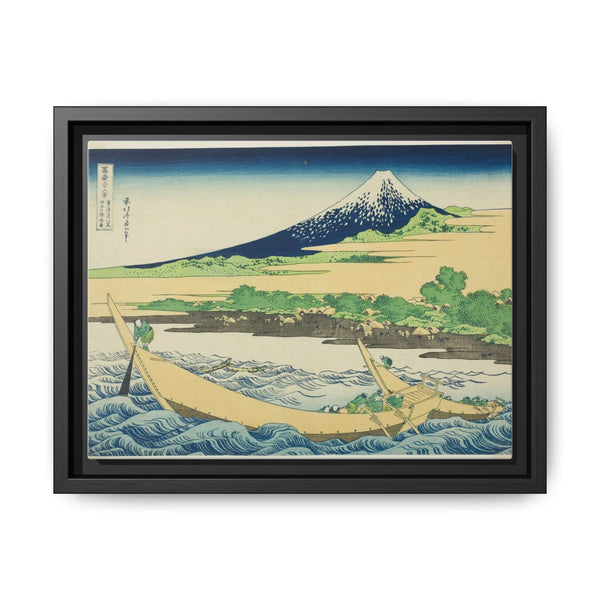 Tagonoura Bay near Ejiri on the Tōkaidō (Tōkaidō Ejiri Tagonoura ryakuzu), from the series Thirty-Six Views of Mount Fuji (Fugaku sanjūrokkei) by Katsushika Hokusai - NOMADEN ART GALLERY