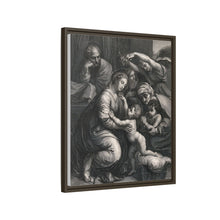 Saint Mary (the Blessed Virgin) and Saint Joseph with the Christ Child, Saint John the Baptist and Saint Elizabeth. Engraving by J. Frey