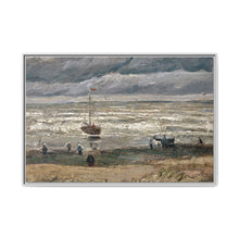 Vincent van Gogh's Beach at Scheveningen in Stormy Weather (1882) - NOMADEN ART GALLERY