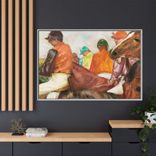 The Jockeys (ca. 1882) by Edgar Degas