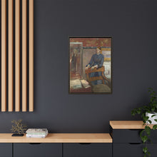 Hélène Rouart in her Father's Study (1886) by Edgar Degas