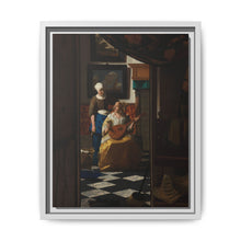 The Love Letter (ca. 1669 –1670) by Johannes Vermeer - NOMADEN ART GALLERY