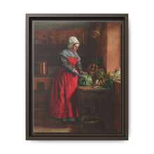 A Cook in a Red Apron in the Inn at Vaugirard (1862) by Léon Bonvin - NOMADEN ART GALLERY