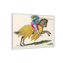French Knight, 14th Century: Vintage Equestrian Art by Paul Mercuri (1860)