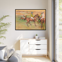 Caballos de carreras (ca. 1885-1888) de Edgar Degas 